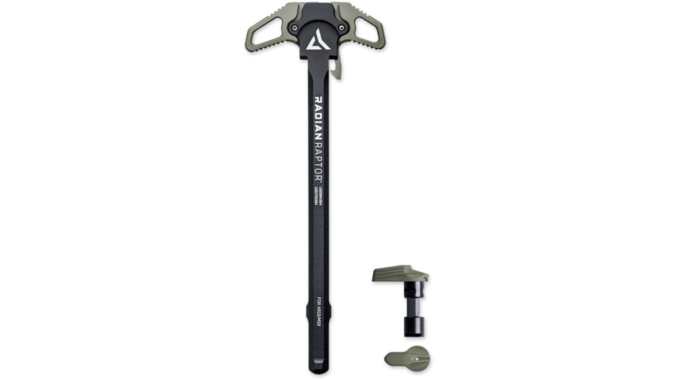 Radian Weapons Combo Raptor Charging Handle with Talon Safety, AR15/M16, Radian OD, R0665