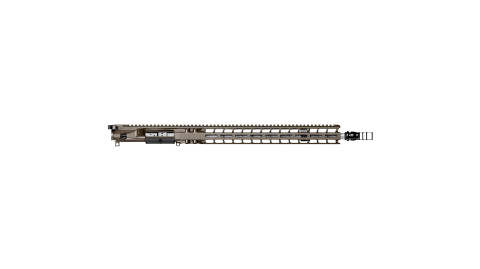 Radian Weapons Model 1, AR-15, 6mm ARC, 18 inch M-LOK Upper Receiver, Fluted, Rifle Length, 1-7 Twist, 5/8x24, Dead Air Keymo Flash Hider, Cerakote, Brown, R0904