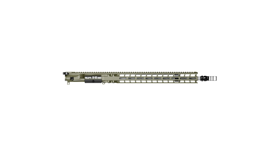 Radian Weapons Model 1, AR-15, 6mm ARC, 18 inch M-LOK Upper Receiver, Fluted, Rifle Length, 1-7 Twist, 5/8x24, Dead Air Keymo Flash Hider, Cerakote, Olive Drab Green, R0906