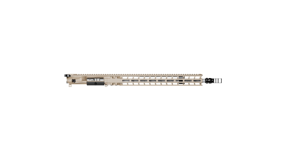 Radian Weapons Model 1, AR-15, 6mm ARC, 18 inch M-LOK Upper Receiver, Fluted, Rifle Length, 1-7 Twist, 5/8x24, Dead Air Keymo Flash Hider, Cerakote, Flat Dark Earth, R0902