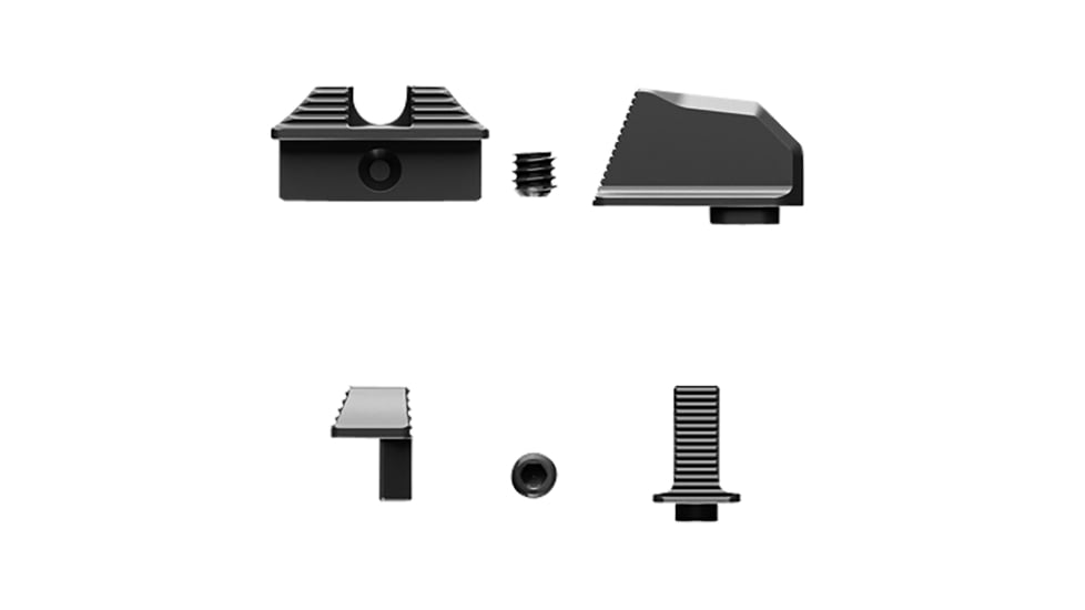 Radian Weapons G9003 Stealth Back-Up Sights Iron Compatible W/Walther PDP 2.0 RM