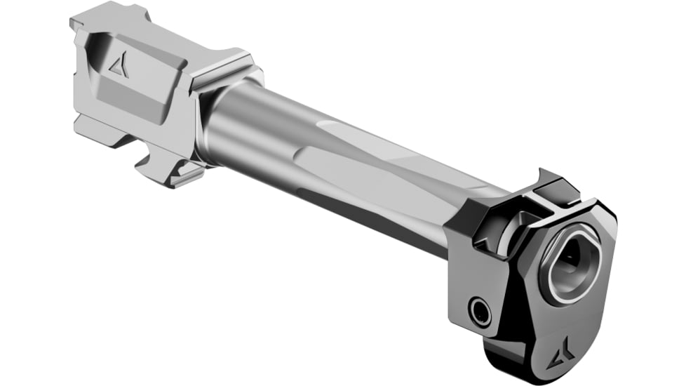 Radian Weapons Glock 19/19X/45 Gen 5 9mm RAMJET Barrel w/ AFTERBURNER Compensator, 4.4in, 1-10 Twist, Black/Grey, R0875