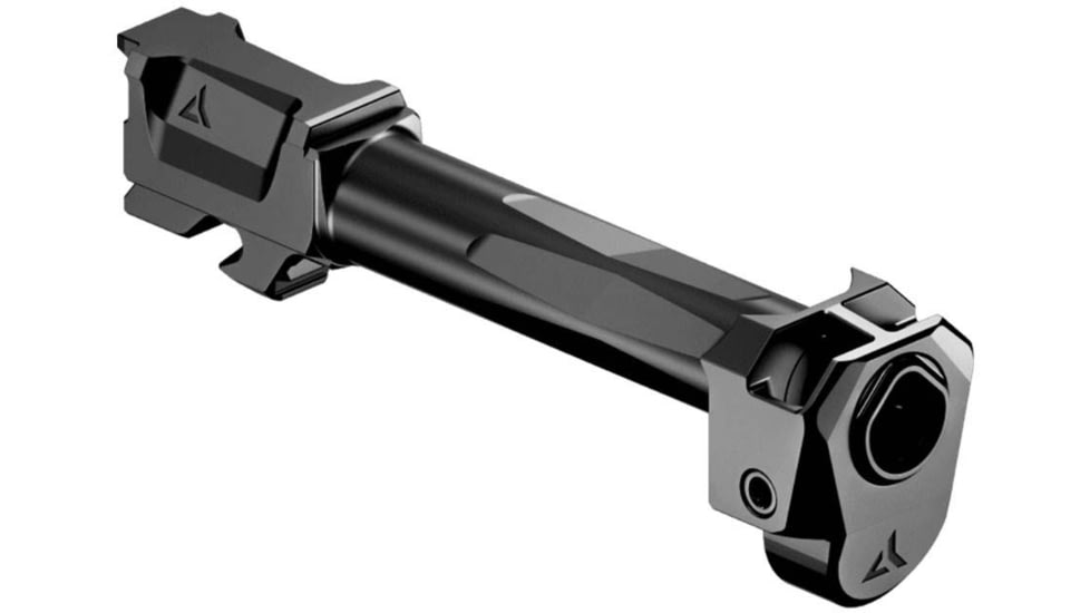 Radian Weapons Glock 17 Gen 6 Ramjet 9mm Luger Non-Threaded Pistol Barrel w/Afterburner Compensator, 4.9 inch, 1-14 LH Twist, Radianite, Black, R0988