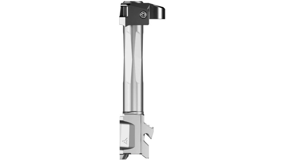 Radian Weapons Glock 17 Gen 6 Ramjet 9mm Luger Non-Threaded Pistol Barrel w/Afterburner Compensator, 4.9 inch, 1-14 LH Twist, Radianite, Grey, R1000