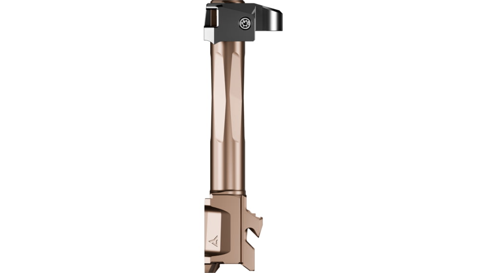 Radian Weapons Glock 19 Gen 5 9mm RAMJET Barrel w/ AFTERBURNER Compensator, 4.4in, 1-10 Twist, Bronze/Black, R0832