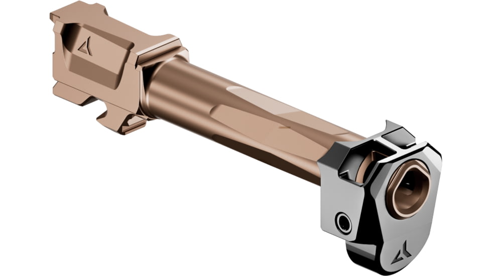 Radian Weapons Glock 19 Gen 5 9mm RAMJET Barrel w/ AFTERBURNER Compensator, 4.4in, 1-10 Twist, Bronze/Black, R0832