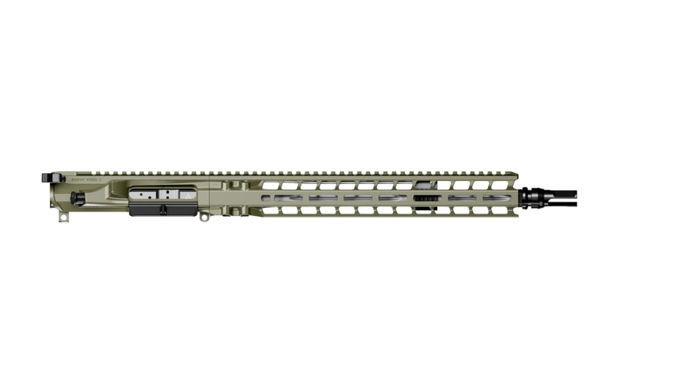 Radian Weapons Model 1, AR-15, 6mm ARC, 14.5 inch M-LOK Upper Receiver, Fluted, Mid Length, 1-7 Twist, 5/8x24, Dead Air Keymo Flash Hider, Cerakote, Olive Drab Green, R0901