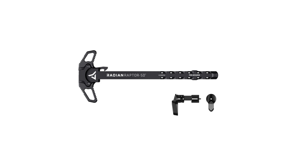 Radian Weapons Raptor SD AR-15/M16 Ambidextrous Charging Handle Combo, Black, R0939
