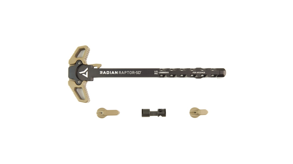 Radian Weapons Raptor SD AR-15/M16 Ambidextrous Charging Handle Combo, FDE, R0940