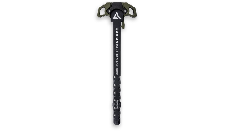 Radian Weapons Raptor SD-SL Ambidextrous Charging Handle, AR-15/ M16/ M4, Talon 45/90 Ambidextrous Safety Selector, Long/ Short, Radian OD, R0683