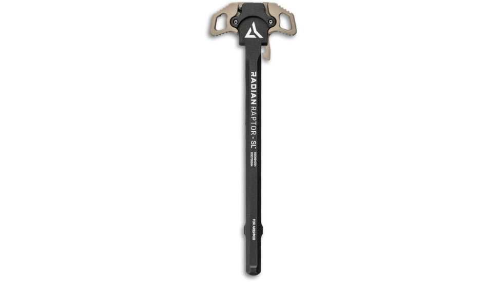 Radian Weapons Raptor SL Ambidextrous Charging Handle, AR-15/ M16/ M4, Talon 45/90 Ambidextrous Safety Selector, Long/ Short, Flat Dark Earth, R0674