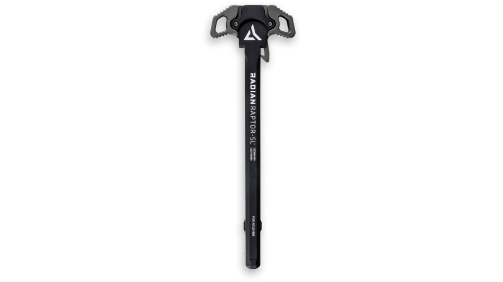 Radian Weapons Raptor SL Ambidextrous Charging Handle, AR-15/ M16/ M4, Talon 45/90 Ambidextrous Safety Selector, Long/ Short, Radian Grey, R0675