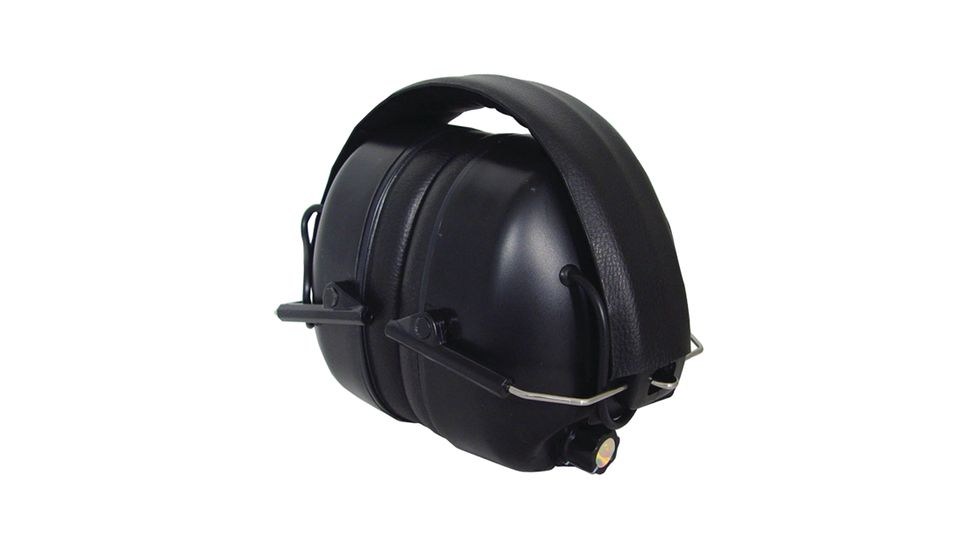 Radians 430-EHP Electronic Earmuff With Black Padded Headband Black Earcups