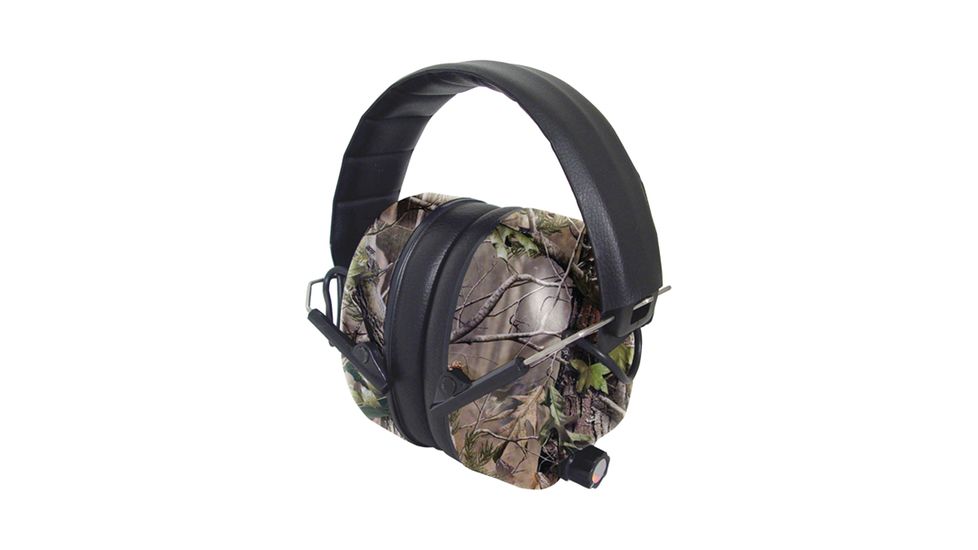 Radians 430-EHP Electronic Earmuff With Black Padded Headband Vista Camouflage Earcups