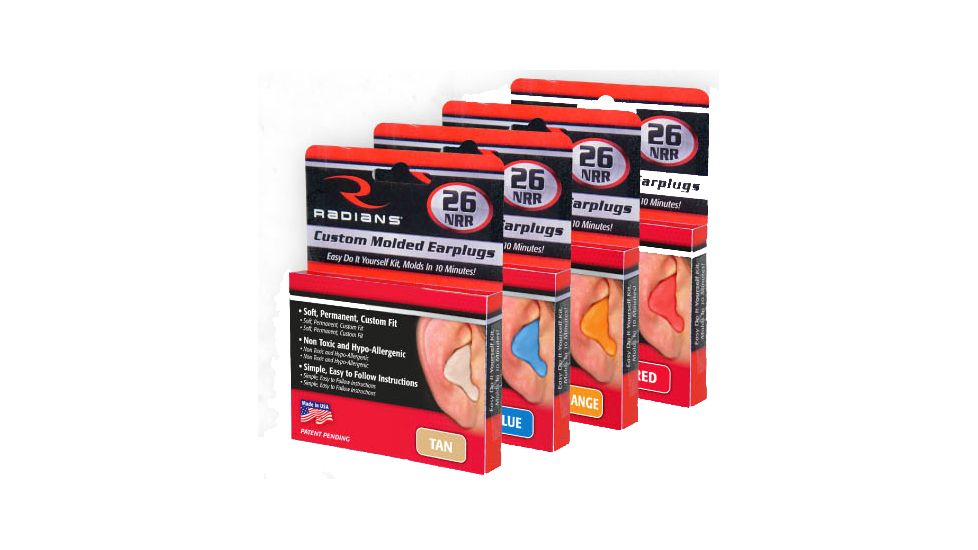 Radians Retail Box Custom Molded Earplugs