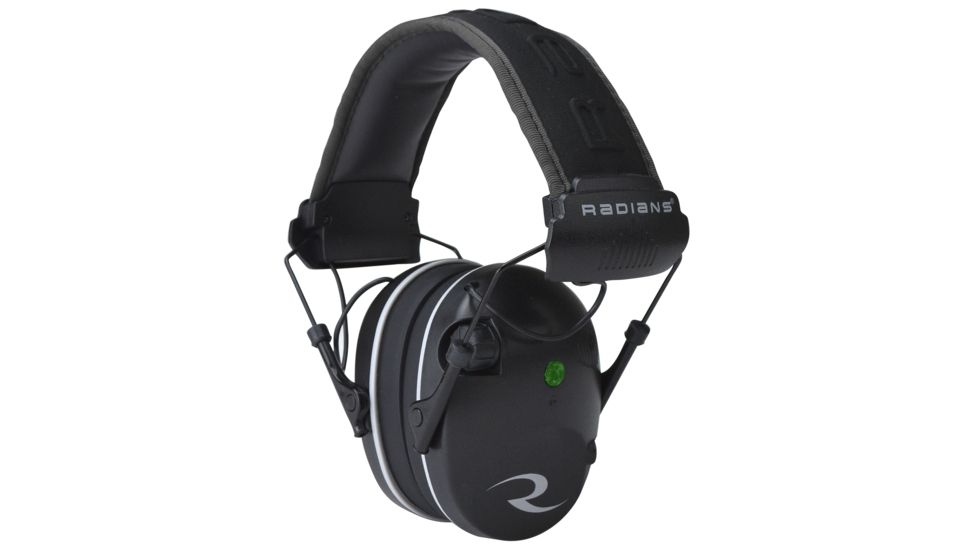 Radians NRR 23 R3200 Dual Mic, Black/Gray, Universal Adult, R3200ECS