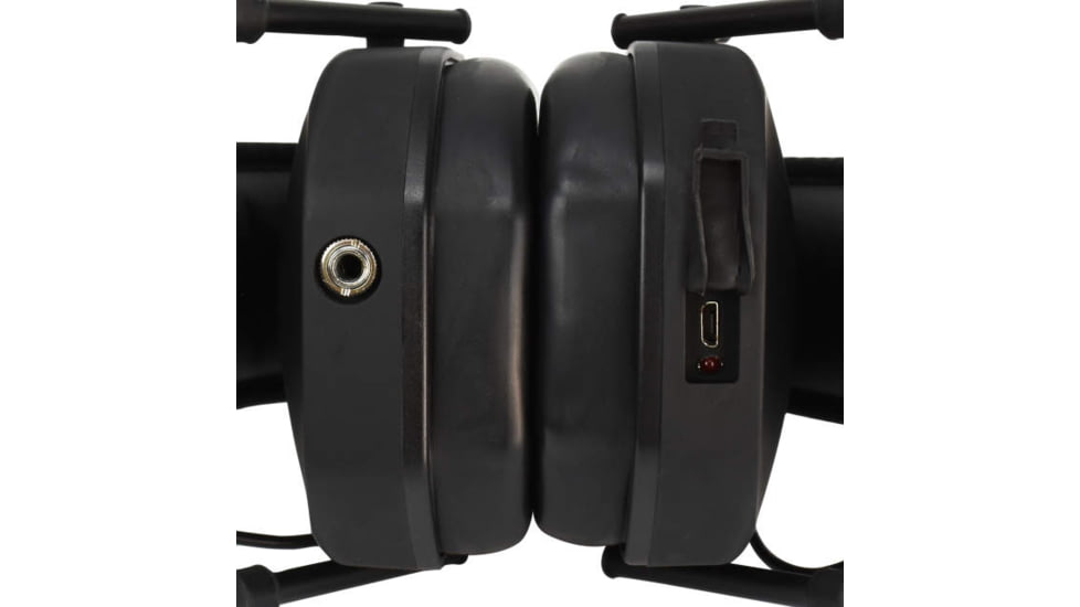 Radians VX0110CS Vertex Electronic Muff 85 DB Over The Head Black Ear Cups With