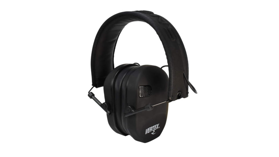 Radians VX0110CS Vertex Electronic Muff 85 DB Over The Head Black Ear Cups With