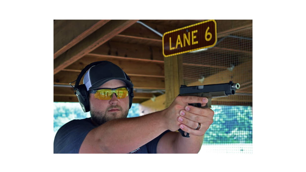 Radians VX0110CS Vertex Electronic Muff 85 DB Over The Head Black Ear Cups With