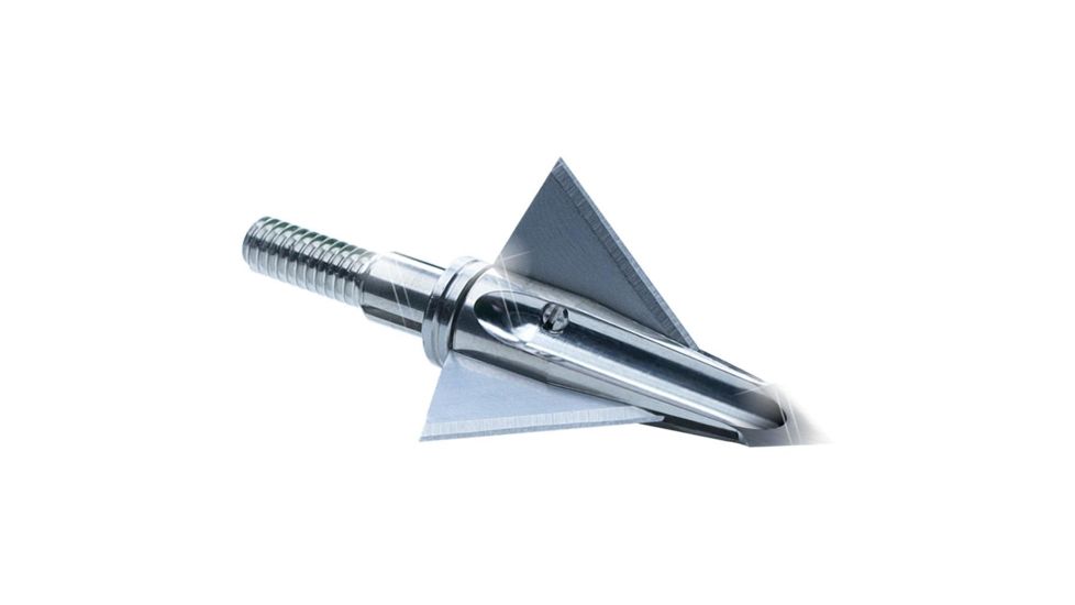 Radical Archery Designs Rival LPS Broadhead Solid 125 grain, Silver, Pack of 3, RVLS125-3