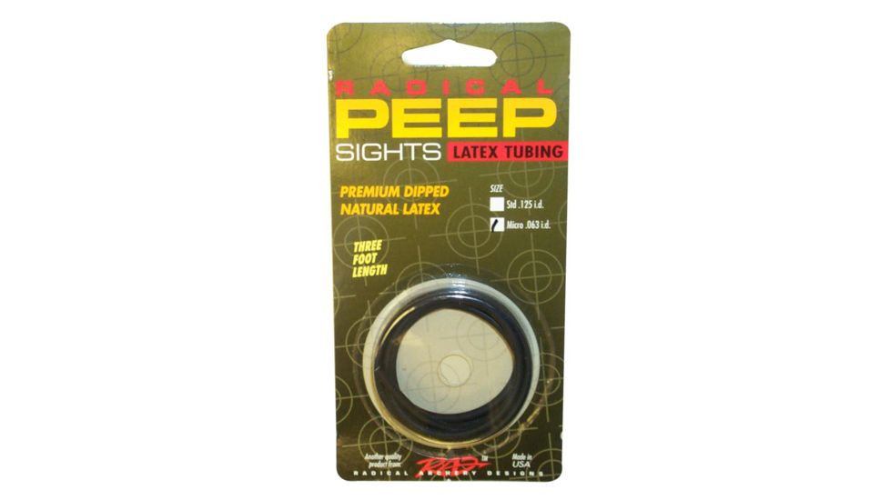 Radical Archery Designs Standard Peep Tubing, Black 3 ft. 25010