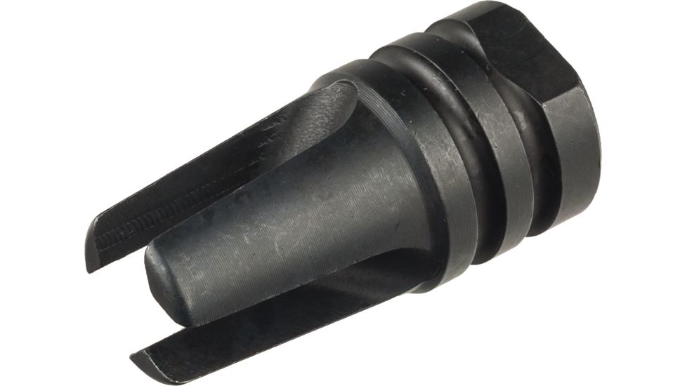 Radical Firearms A13P Three Prong Flash Hider 5/8x24 w/ Crush Washer, Black, A13P30-CW