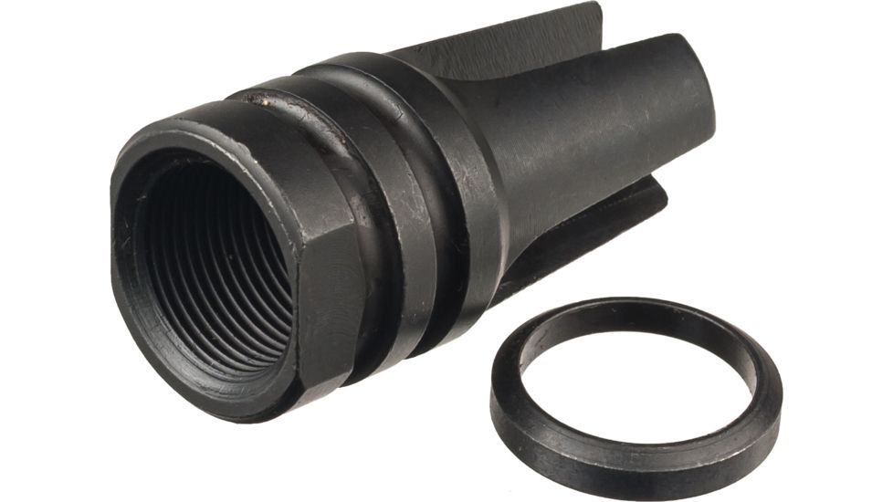 Radical Firearms A13P Three Prong Flash Hider 5/8x24 w/ Crush Washer, Black, A13P30-CW