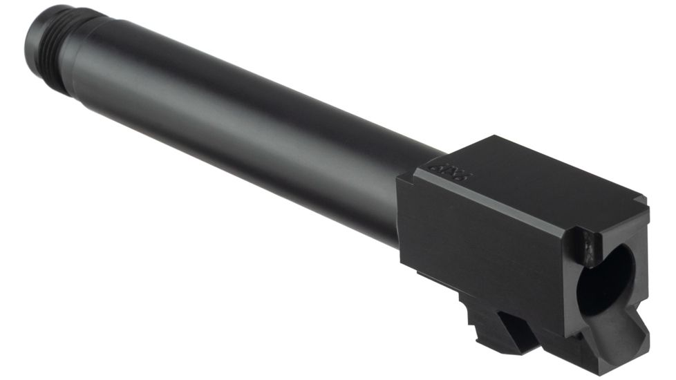 Radical Firearms Barrel, Glock 19, 9mm, 13.5x1 LH Thread, Nitride Finish, Black, GLO-G19-0304-001