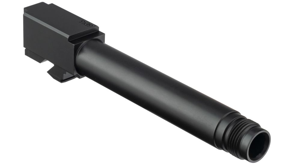 Radical Firearms Barrel, Glock 19, 9mm, 13.5x1 LH Thread, Nitride Finish, Black, GLO-G19-0304-001