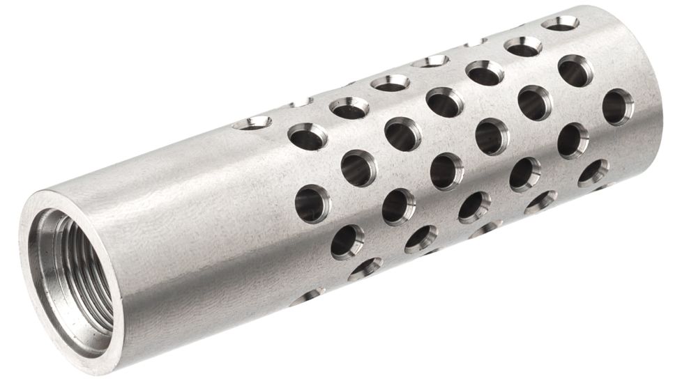 Radical Firearms RF Pepper Pot Brake 1/2x28,304 Stainless Steel, Stainless, PS556