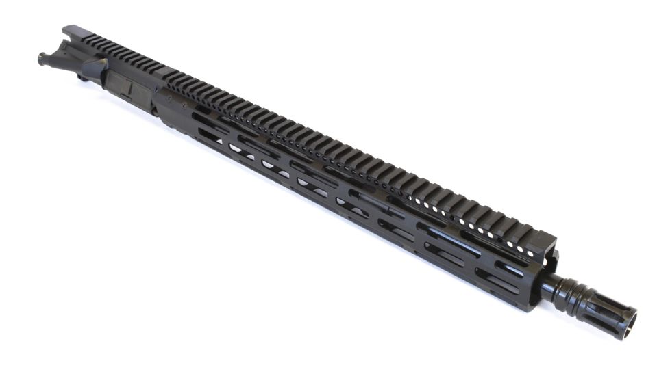 Radical Firearms Upper Assembly, 16 inch 5.56 SOCOM mid, 15 inch FCR, A2 FH, w/o BCG and CH, Black, FU16-5.56SOC-15FCR