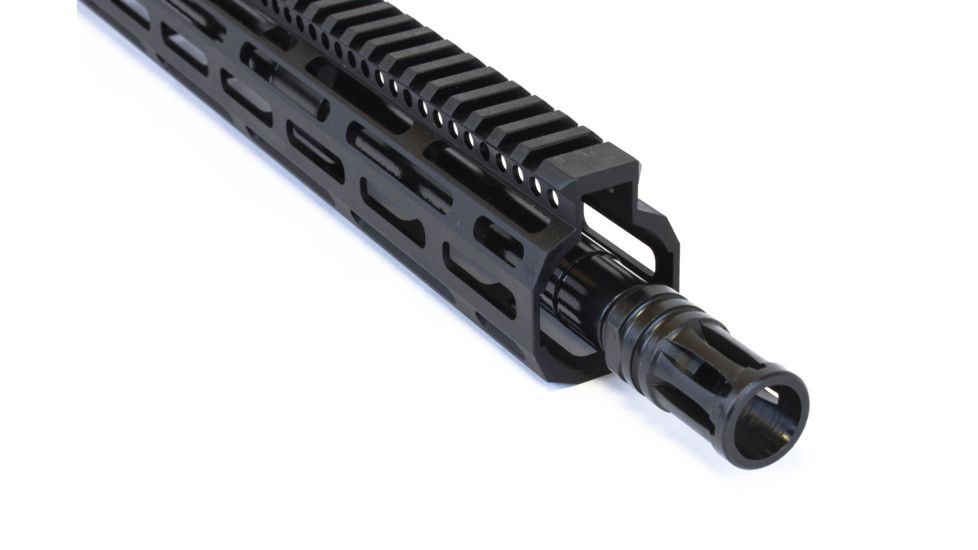 Radical Firearms Upper Assembly, 16 inch 5.56 SOCOM mid, 15 inch FCR, A2 FH, w/o BCG and CH, Black, FU16-5.56SOC-15FCR