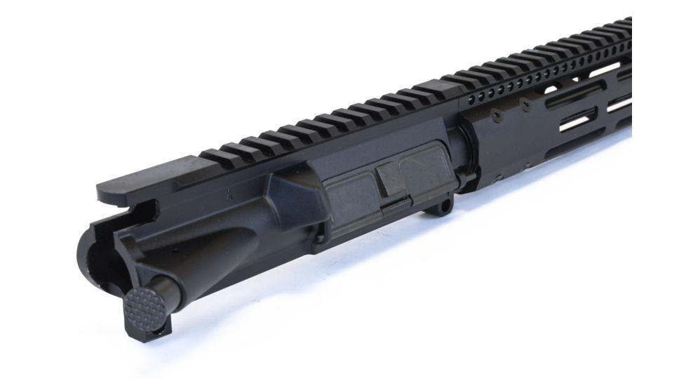 Radical Firearms Upper Assembly, 16 inch 5.56 SOCOM mid, 15 inch FCR, A2 FH, w/o BCG and CH, Black, FU16-5.56SOC-15FCR