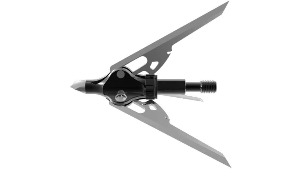 Rage Tyrant 3 Blade Broadhead, 100 Grain, Pack of 3, Black/Silver, R70001