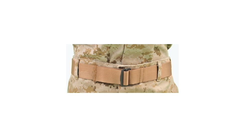 Raine Tactical Gear Military Rigger Belt, Brown, Small, 16BRVSB