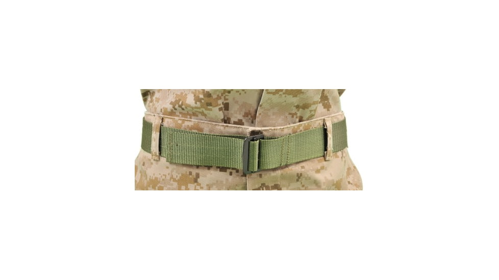 Raine Tactical Gear Military Rigger Belt, Olive, Medium, 16BGVMB