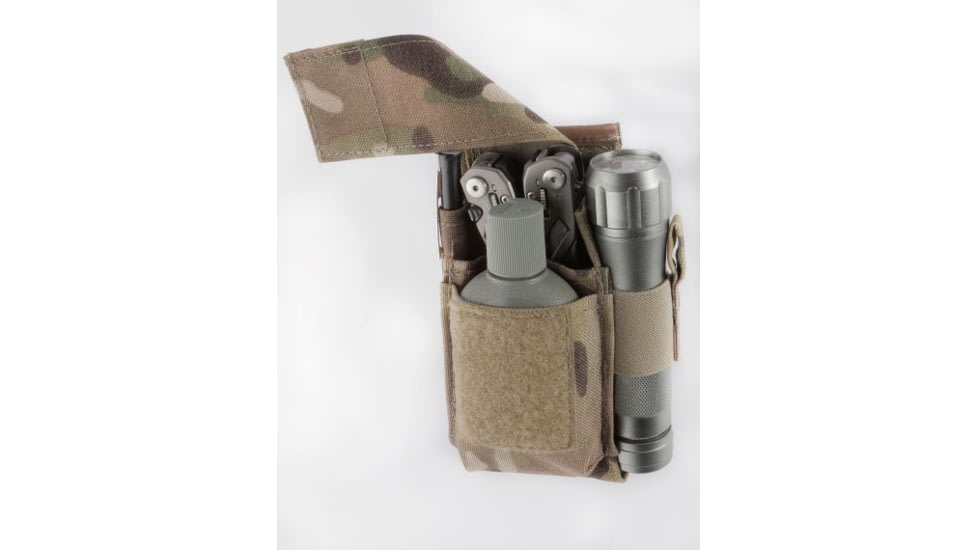 USED Raine Tactical Gear MOLLE Knife / Light Pouch, Multicam, Large, 012LMMC, EDEMO1