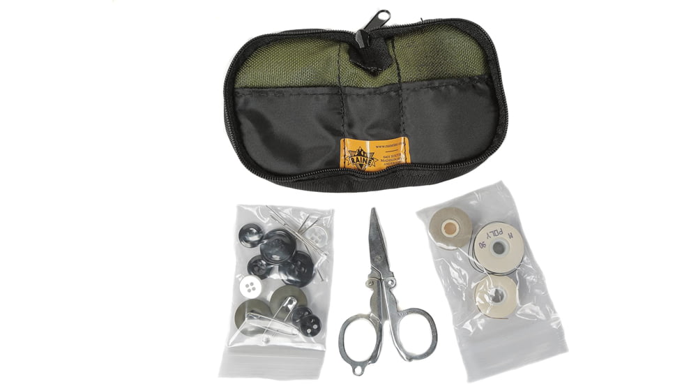 Raine Tactical Gear Sewing Kit, Woodland Camo, 0024