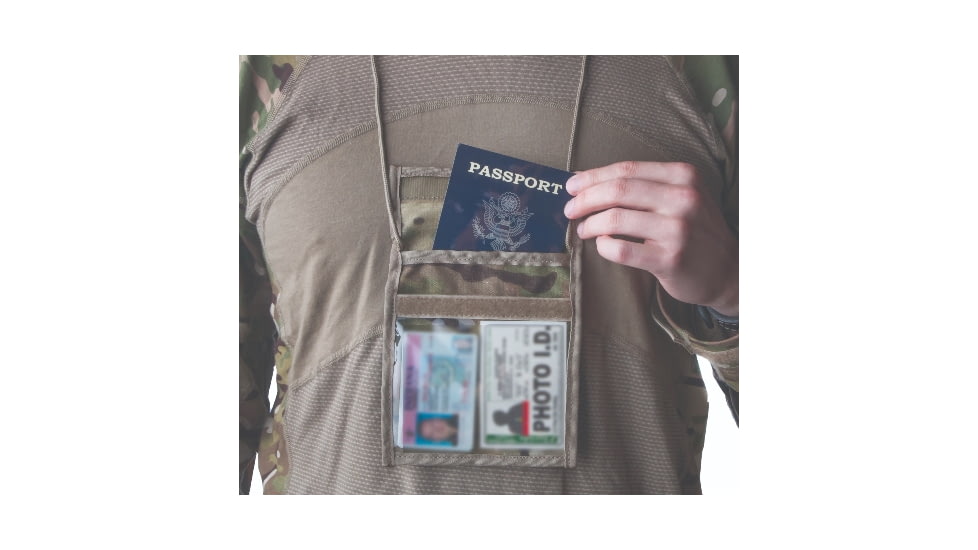 Raine Tactical Gear Vertical Neck ID Holder, Multicam, 025JNVMC