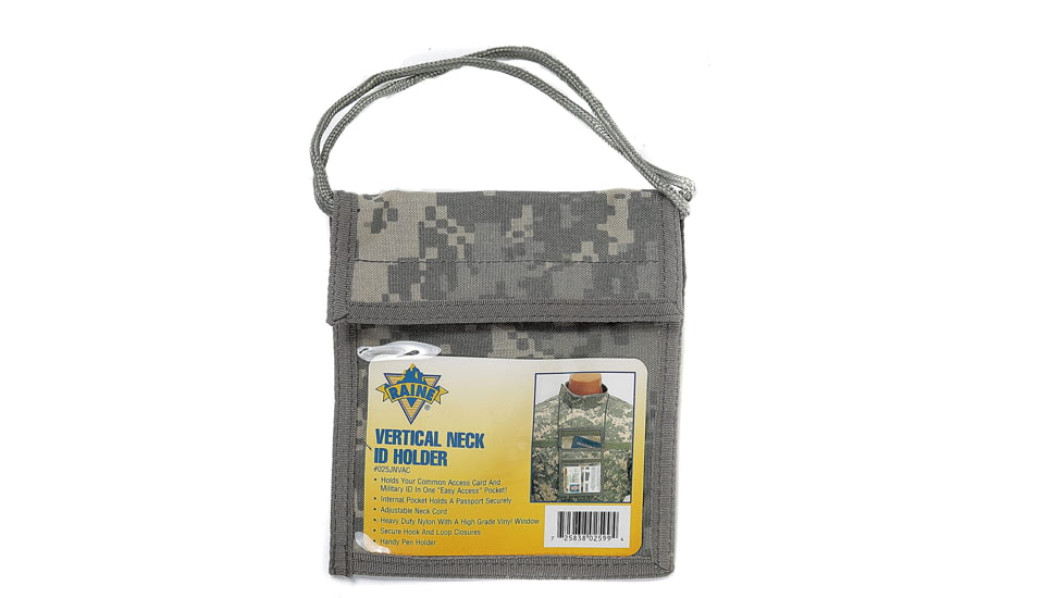 Raine Tactical Gear Vertical Neck ID Holder, Multicam, 025JNVMC