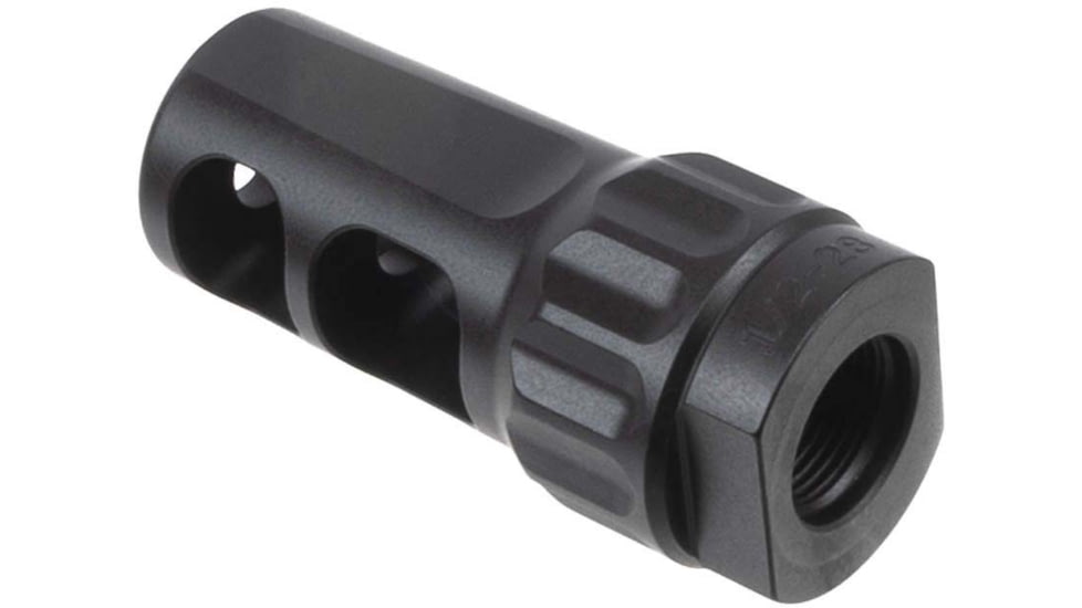 Rainier Arms .223/5.56 Muzzle Brake, 1/2x28, Black Nitride, Small, RA013-BLK