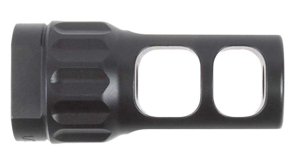 Rainier Arms .223/5.56 Muzzle Brake, 1/2x28, Black Nitride, Small, RA013-BLK