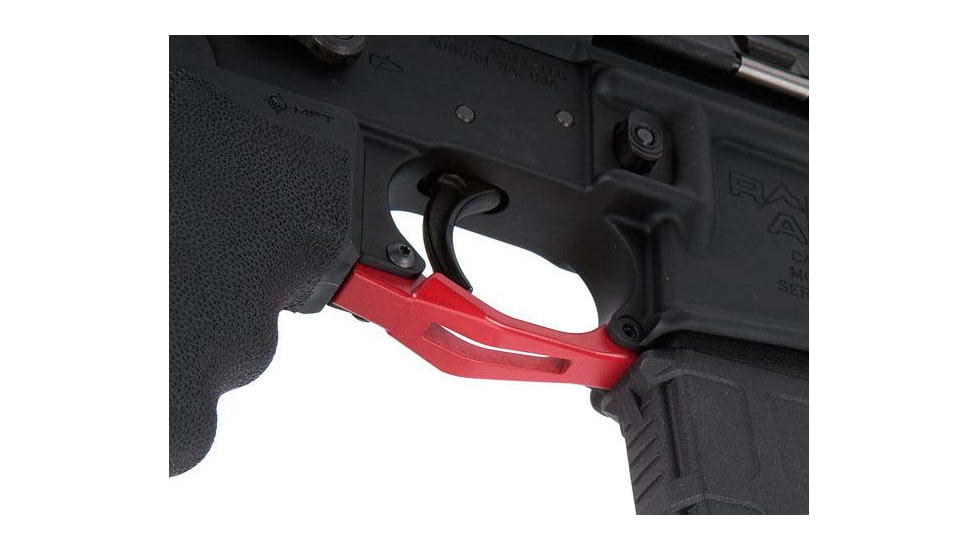 Rainier Arms AR15 Modified Trigger Guard MTG, Red, Small, RA-MTG-RED