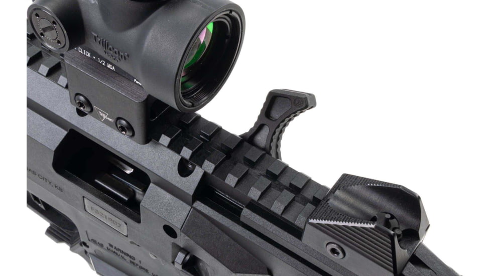 Rainier Arms CZ Scorpion Prime Charging Handle, Black, Small, RA009-BLK