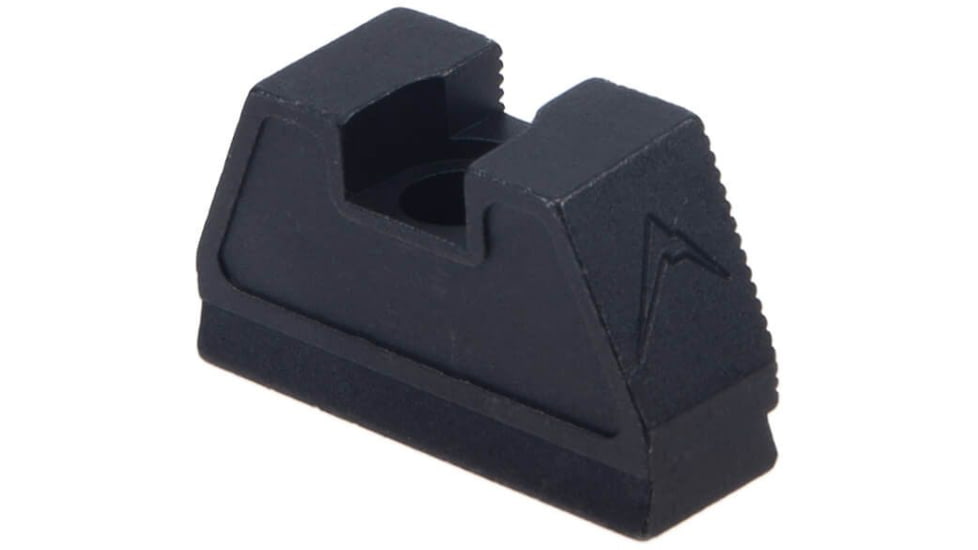 Rainier Arms Fiber Optic Suppressor Height Sight Set For Glock, Logo, Black, RA-GLK-FO-SUP-SET-LG