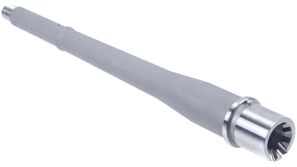 Rainier Arms Match .223 Wylde Lightweight Barrel, 10.5in, 1-8 Twist, 1/2x28, Silver, Small, RAB-M-223-LW-105-C-NF-SAT