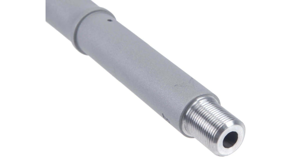 Rainier Arms Match .223 Wylde Lightweight Barrel, 10.5in, 1-8 Twist, 1/2x28, Silver, Small, RAB-M-223-LW-105-C-NF-SAT