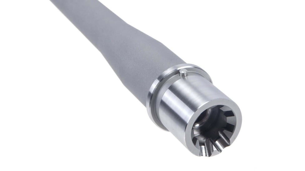 Rainier Arms Match .223 Wylde Lightweight Barrel, 10.5in, 1-8 Twist, 1/2x28, Silver, Small, RAB-M-223-LW-105-C-NF-SAT