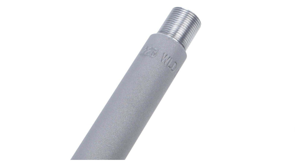 Rainier Arms Match .223 Wylde Lightweight Barrel, 16in, 1-8 Twist, 1/2x28, Silver, Medium, RAB-M-223-LW-16-M-NF-SAT