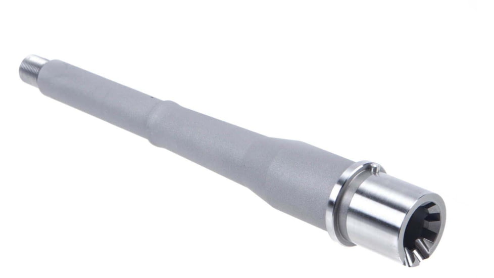 Rainier Arms Match .223 Wylde Lightweight Barrel, 7.5in, 1-8 Twist, 1/2x28, Silver, Small, RAB-M-223-LW-75-P-NF--SAT